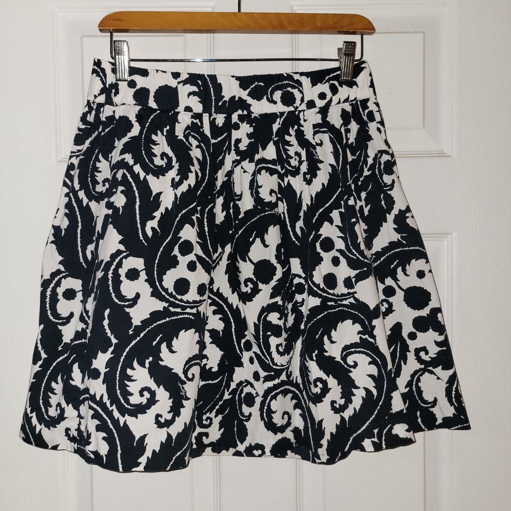 Banana Republic | Milly Collection Feathers Skirt, Size 0